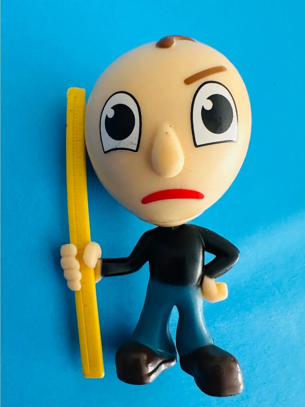 Frenemies Awfully Adorable Bald Man Ruler Figure Series 1 3”